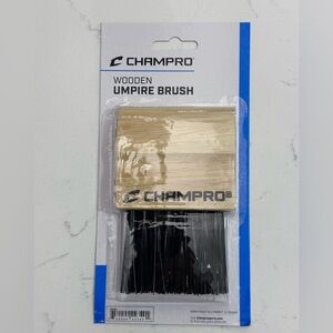 Champro Wooden Umpire Brush – Baseball/Softball Plate Brush – New